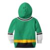 Unisex Kid Tops Green Power Rangers Samurai 3D Apparel 1 - Image 2