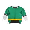 Unisex Kid Tops Green Power Rangers Samurai 3D Apparel 2 - Image 2