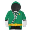 Unisex Kid Tops Green Power Rangers Samurai 3D Apparel 4 - Image 1