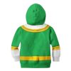 Unisex Kid Tops Green Power Rangers Zeo Kid 3D Apparel 1 - Image 2