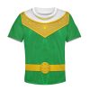 Unisex Kid Tops Green Power Rangers Zeo Kid 3D Apparel 3 - Image 1