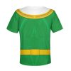 Unisex Kid Tops Green Power Rangers Zeo Kid 3D Apparel 3 - Image 2