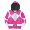 Unisex Kid Tops Pink Power Ranger 3D Apparel 1 - Image 1