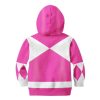 Unisex Kid Tops Pink Power Ranger 3D Apparel 1 - Image 2