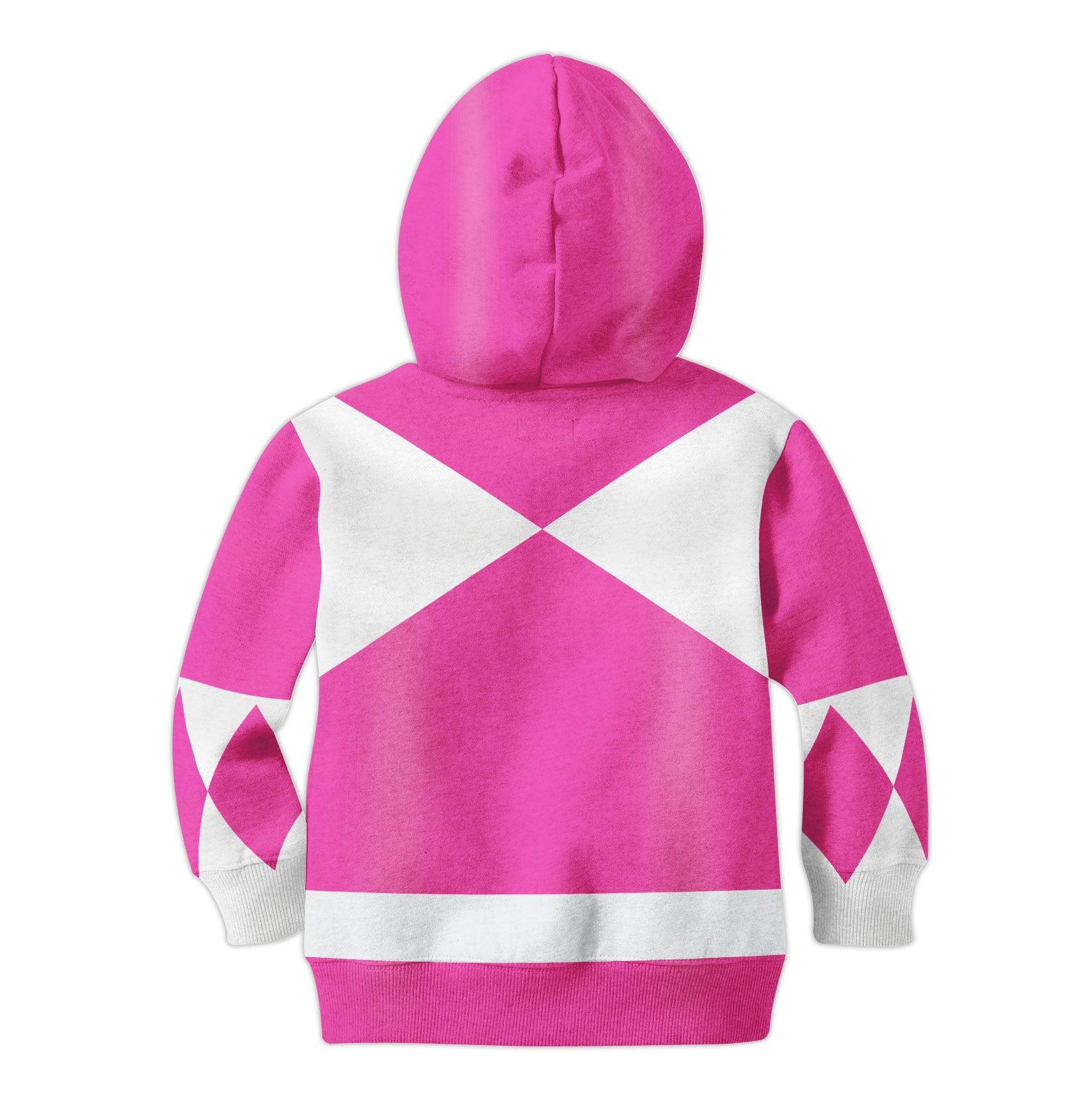 unisex kid tops pink power ranger 3d apparel 1 2 Unisex Kid Tops Pink Power Ranger 3D Apparel 1 - Image 2