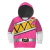 Unisex Kid Tops Pink Power Rangers Dino Charge 3D Apparel 1 - Image 1