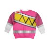 Unisex Kid Tops Pink Power Rangers Dino Charge 3D Apparel 2 - Image 2