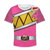 Unisex Kid Tops Pink Power Rangers Dino Charge 3D Apparel 3 - Image 1