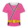 Unisex Kid Tops Pink Power Rangers Samurai 3D Apparel 3 - Image 1