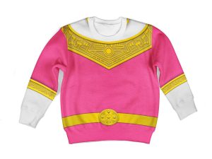 Unisex Kid Tops Pink Power Rangers Zeo Kid 3D Apparel 2 - Image 1