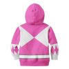 Unisex Kid Tops Pink Ranger Mighty Morphin Kid 3D Apparel 1 - Image 2