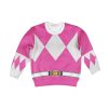 Unisex Kid Tops Pink Ranger Mighty Morphin Kid 3D Apparel 2 - Image 1