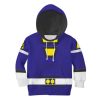 Unisex Kid Tops Power Rangers Turbo Blue 3D Apparel 1 - Image 1