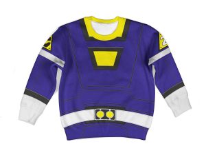 Unisex Kid Tops Power Rangers Turbo Blue 3D Apparel 2 - Image 1