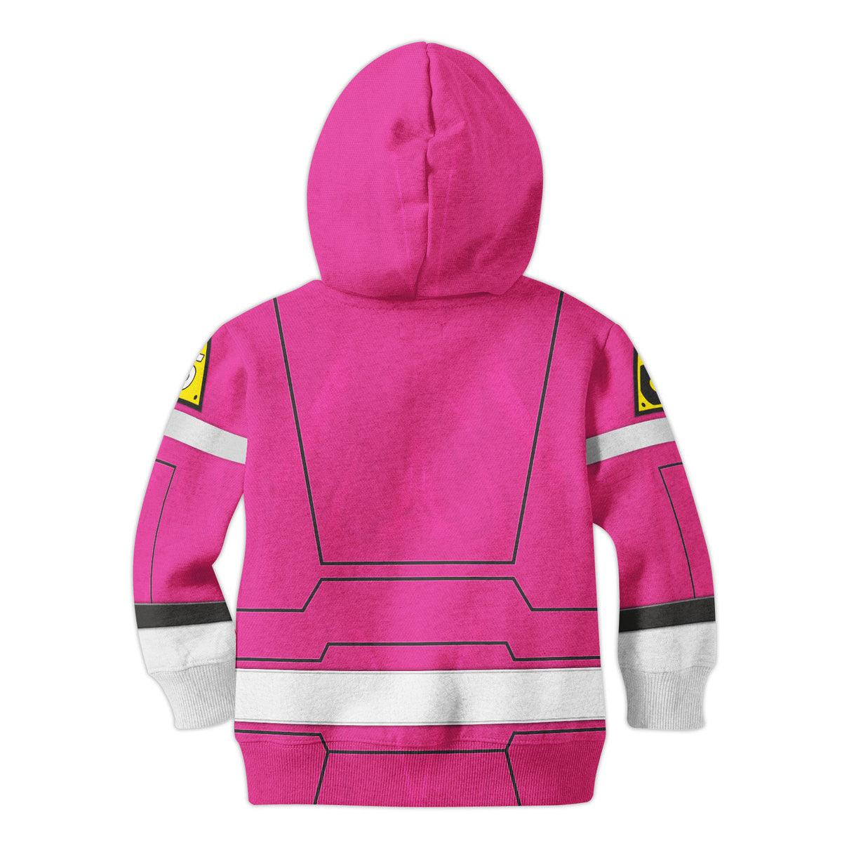 unisex kid tops power rangers turbo pink 3d apparel 1 2 Unisex Kid Tops Power Rangers Turbo Pink 3D Apparel 1 - Image 2
