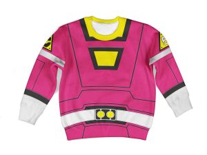 Unisex Kid Tops Power Rangers Turbo Pink 3D Apparel 2 - Image 1