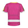 Unisex Kid Tops Power Rangers Turbo Pink 3D Apparel 3 - Image 2