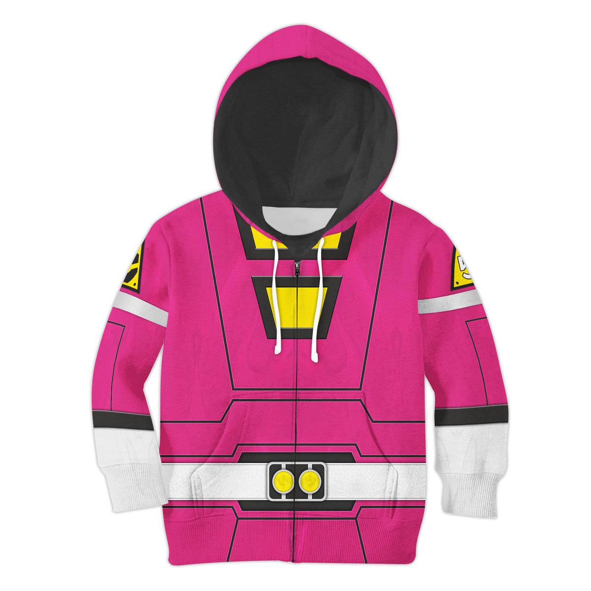 unisex kid tops power rangers turbo pink 3d apparel 4 1 Unisex Kid Tops Power Rangers Turbo Pink 3D Apparel 4 - Image 1