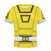 Unisex Kid Tops Power Rangers Turbo Yellow 3D Apparel 3 - Image 1