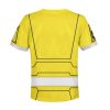 Unisex Kid Tops Power Rangers Turbo Yellow 3D Apparel 3 - Image 2