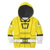 Unisex Kid Tops Power Rangers Turbo Yellow 3D Apparel 4 - Image 1