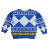 Unisex Kid Tops Pullover Sweatshirt Blue Power Ranger 3D Apparel 2 - Image 2