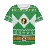 Unisex Kid Tops Pullover Sweatshirt Green Power Ranger 3D Apparel 3 - Image 1