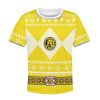 Unisex Kid Tops Pullover Sweatshirt Yellow Power Ranger 3D Apparel 3 - Image 1