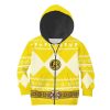 Unisex Kid Tops Pullover Sweatshirt Yellow Power Ranger 3D Apparel 4 - Image 1