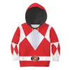 Unisex Kid Tops Red Power Ranger 3D Apparel 1 - Image 1
