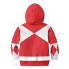 Unisex Kid Tops Red Power Ranger 3D Apparel 1 - Image 2