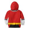 Unisex Kid Tops Red Power Rangers Samurai 3D Apparel 1 - Image 3