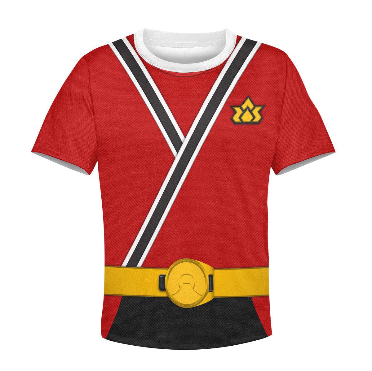 unisex kid tops red power rangers samurai 3d apparel 3 1 Unisex Kid Tops Red Power Rangers Samurai 3D Apparel 3 - Image 1