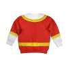 Unisex Kid Tops Red Power Rangers Zeo Kid 3D Apparel 2 - Image 2