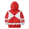 Unisex Kid Tops Red Ranger Mighty Morphin Kid 3D Apparel 1 - Image 2