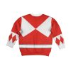 Unisex Kid Tops Red Ranger Mighty Morphin Kid 3D Apparel 2 - Image 2