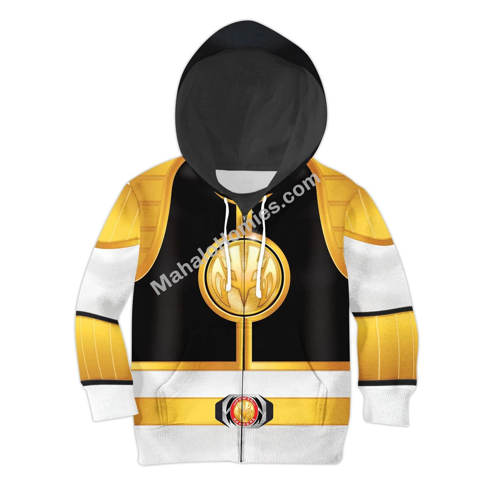 unisex kid tops white power ranger 3d apparel 4 1 Unisex Kid Tops White Power Ranger 3D Apparel 4 - Image 1