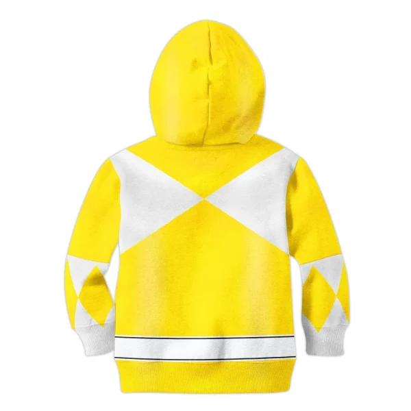 Unisex Kid Tops Yellow Power Ranger 3D Apparel 1 - Image 2