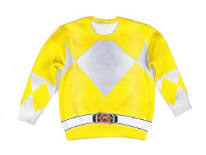 Unisex Kid Tops Yellow Power Ranger 3D Apparel 2 - Image 1
