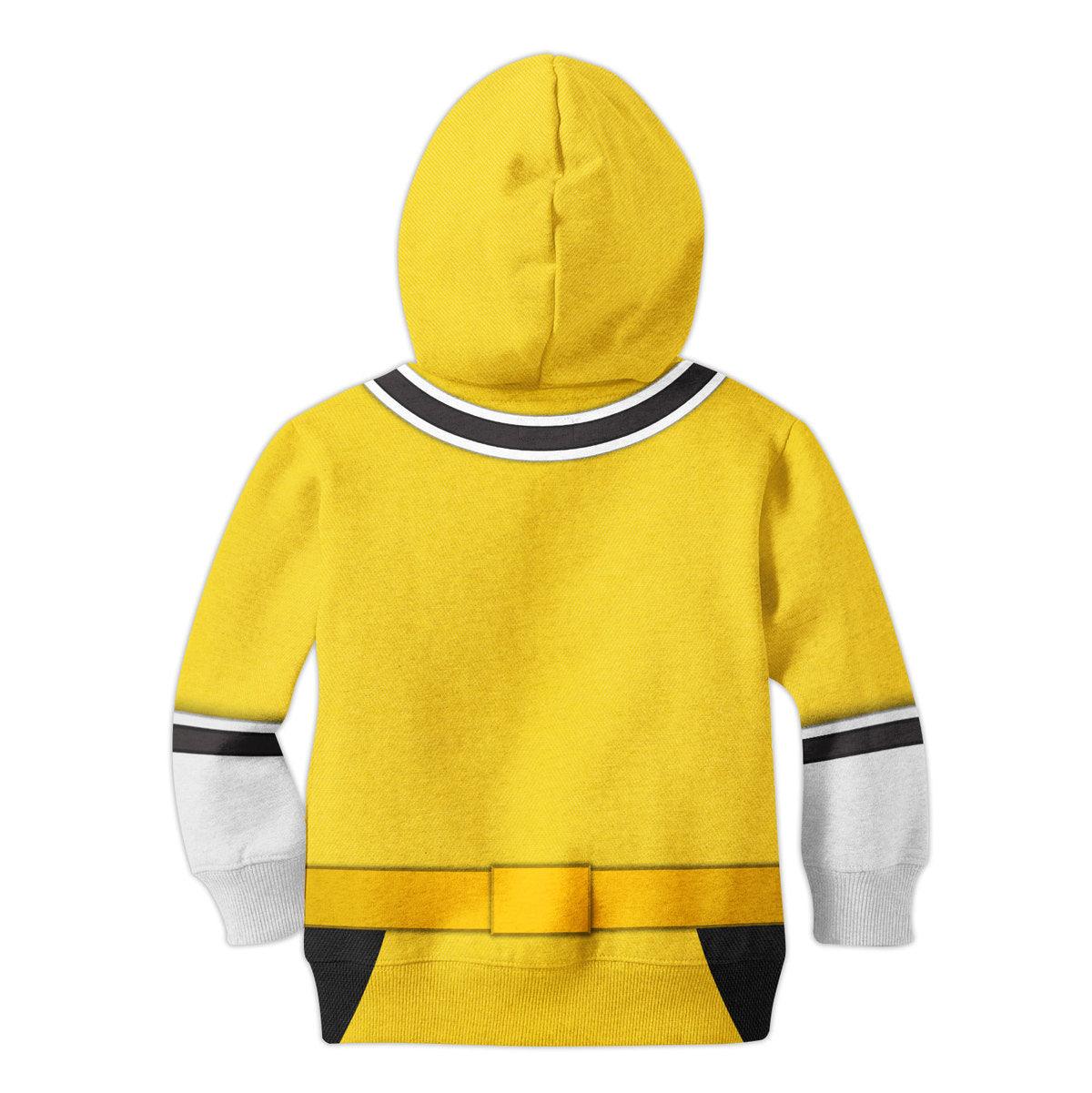 unisex kid tops yellow power rangers samurai 3d apparel 1 2 Unisex Kid Tops Yellow Power Rangers Samurai 3D Apparel 1 - Image 2