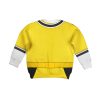 Unisex Kid Tops Yellow Power Rangers Samurai 3D Apparel 2 - Image 2