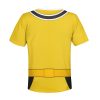 Unisex Kid Tops Yellow Power Rangers Samurai 3D Apparel 3 - Image 2