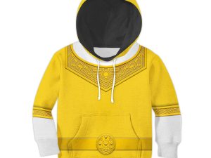 Unisex Kid Tops Yellow Power Rangers Zeo Kid 3D Apparel 1 - Image 1