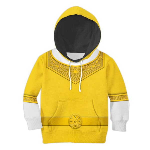 Unisex Kid Tops Yellow Power Rangers Zeo Kid 3D Apparel 1 - Image 1