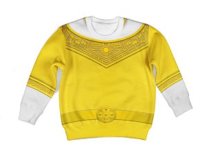 Unisex Kid Tops Yellow Power Rangers Zeo Kid 3D Apparel 2 - Image 1