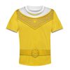 Unisex Kid Tops Yellow Power Rangers Zeo Kid 3D Apparel 3 - Image 1