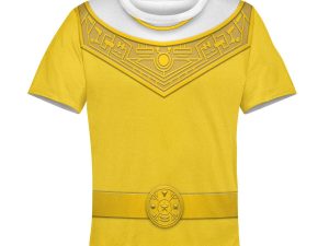 Unisex Kid Tops Yellow Power Rangers Zeo Kid 3D Apparel 3 - Image 1