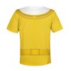 Unisex Kid Tops Yellow Power Rangers Zeo Kid 3D Apparel 3 - Image 2