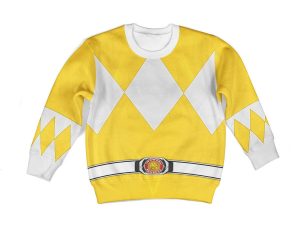 Unisex Kid Tops Yellow Ranger Mighty Morphin Kid 3D Apparel 2 - Image 1