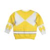 Unisex Kid Tops Yellow Ranger Mighty Morphin Kid 3D Apparel 2 - Image 2